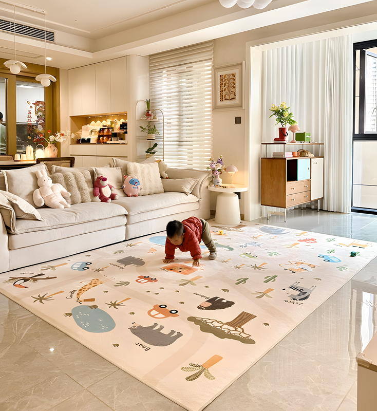 Removable & Machine-Washable Rug