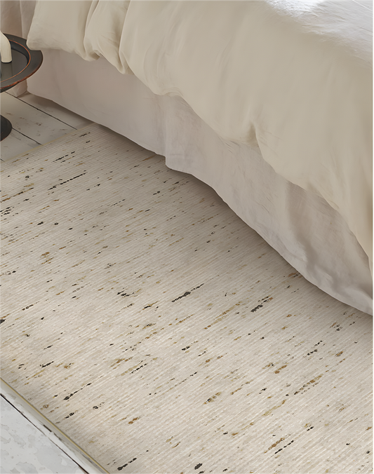 Medieval Style Bedroom Rug, Double Layer, Detachable