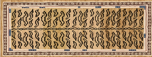 Washable Medieval Style Tiger Bedside Rug, Removable & Durable