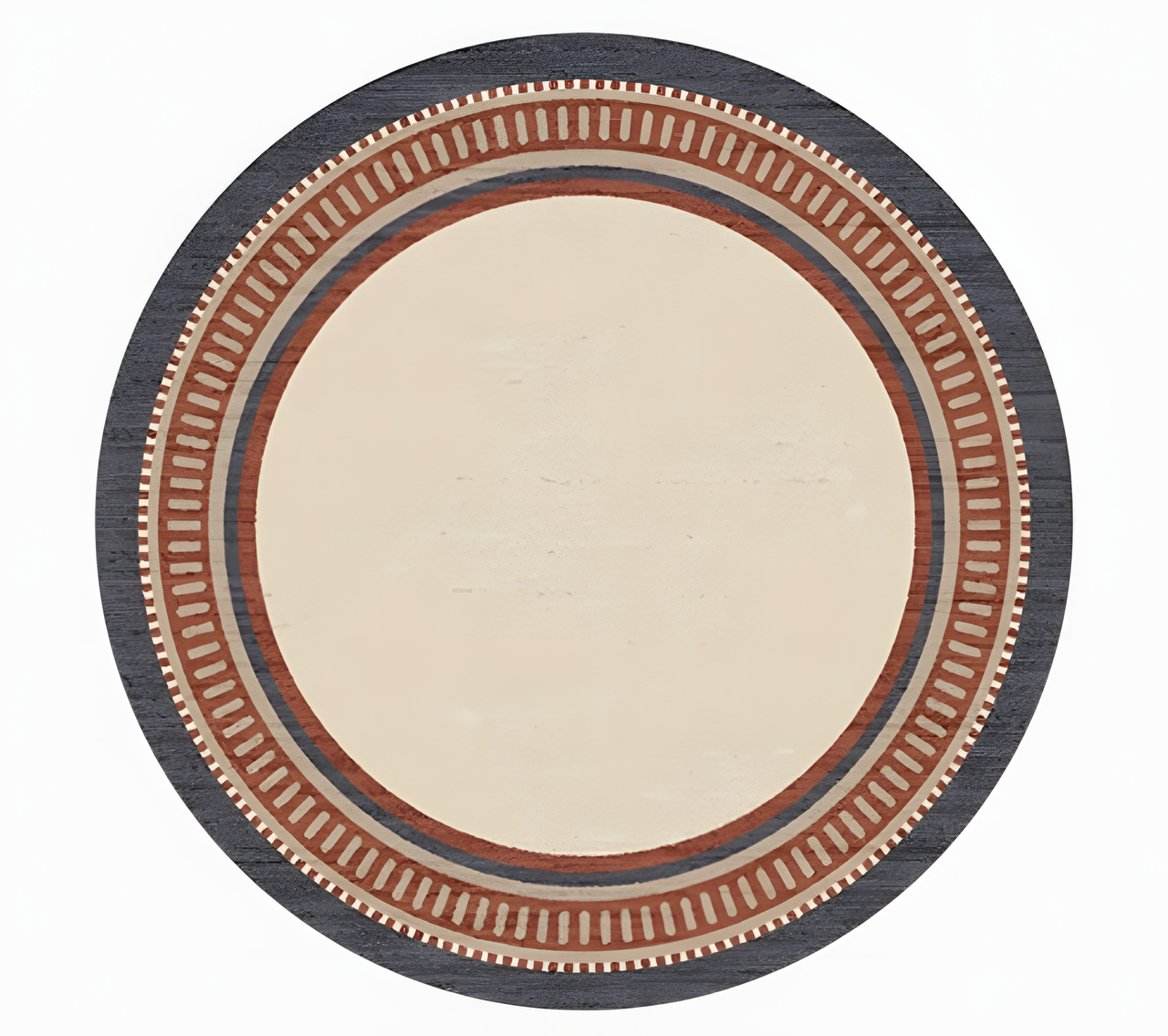 Medieval StyleDouble-Layer Washable Round Rug