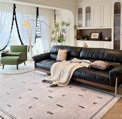 Medieval Style Washable Rug , Removable & Cat Scratch Resistant